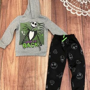 Disney Gray Hoodie from The Nightmare Before Christmas